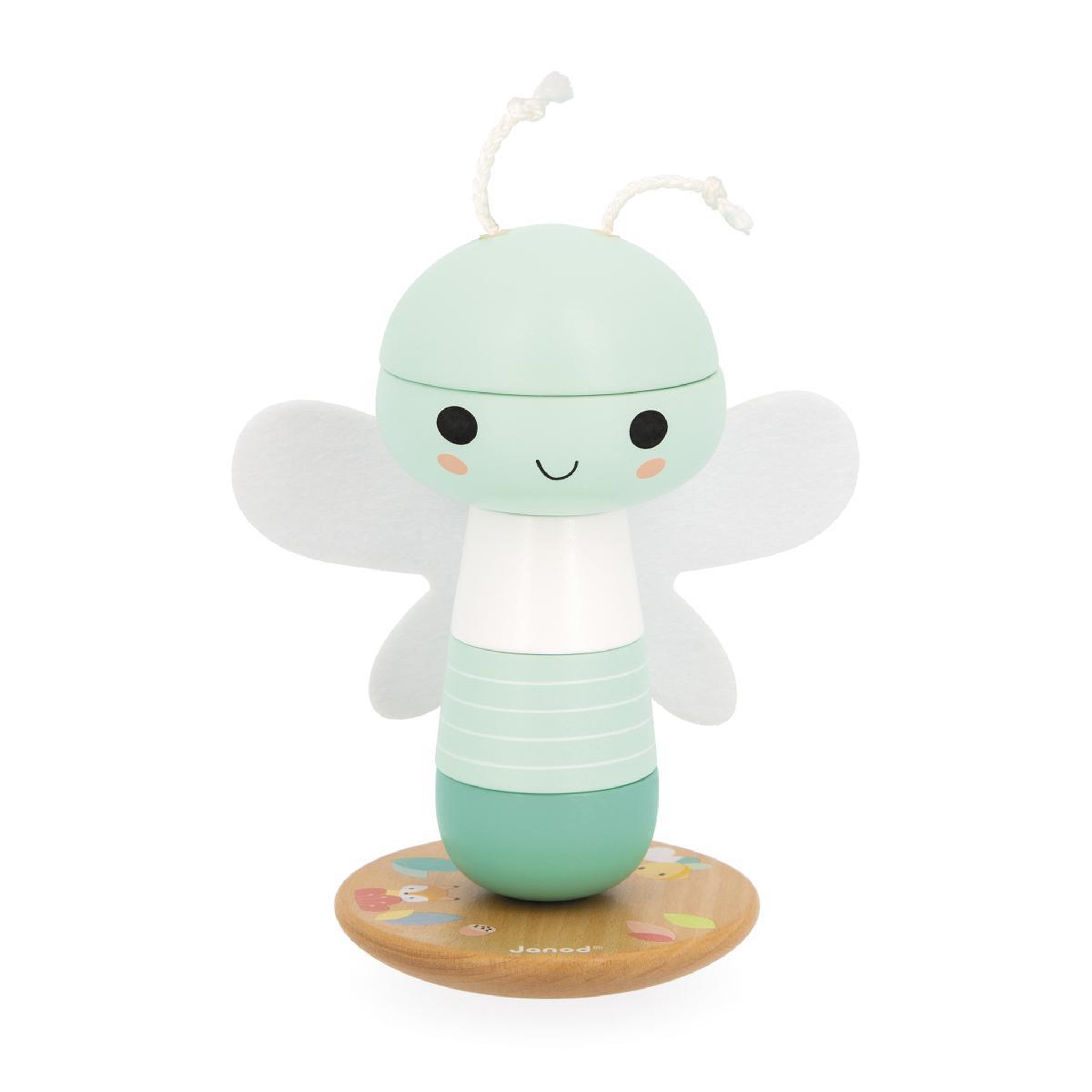 Voir la diapositive 4 : Juratoys-Janod Pure Libellule empilable en bois