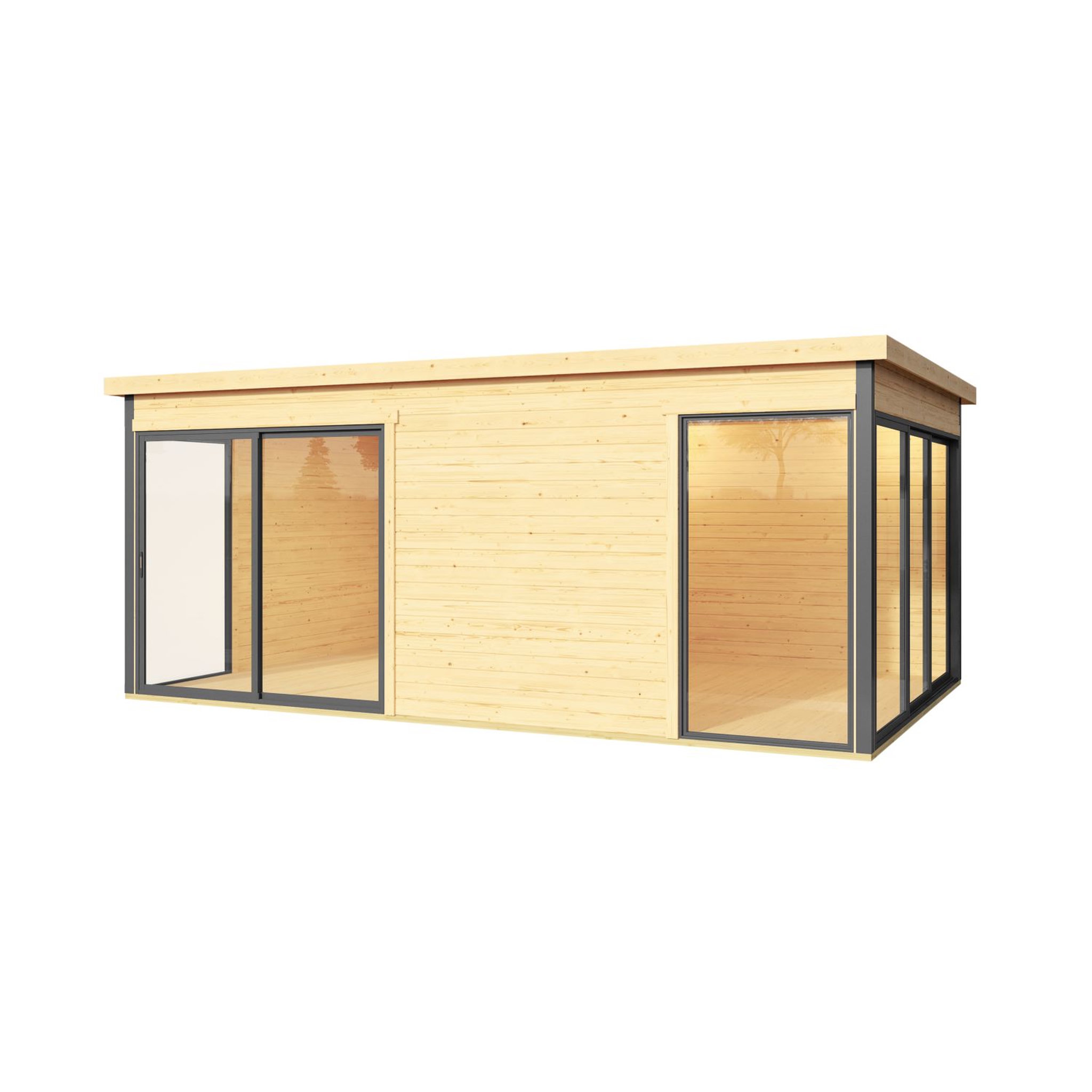Voir la diapositive 2 : WEKA Abri de jardin bois - 15,67m² - DOMEO 3