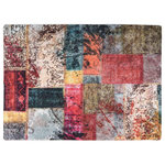 VIDAXL Tapis lavable antiderapant Patchwork 120x180 cm multicolore