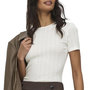 Voir la diapositive 1 : JACQUELINE DE YONG T-Shirt Blanc Femme JDY Salsa