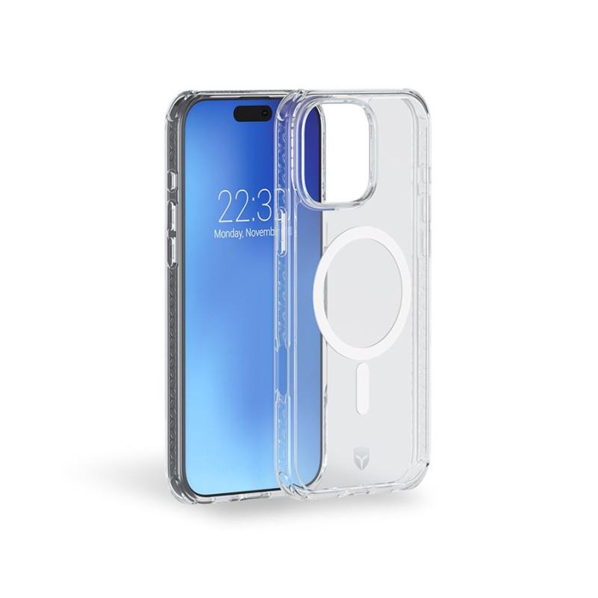 FORCE CASE Coque Renforcée Forcecase compatible MagSafe pour iPhone 16 Pro Max Transparent