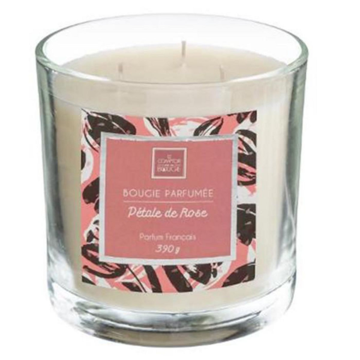 COMPTOIR DE LA BOUGIE Bougie Parfumée  Loys  390g Pétales de Rose