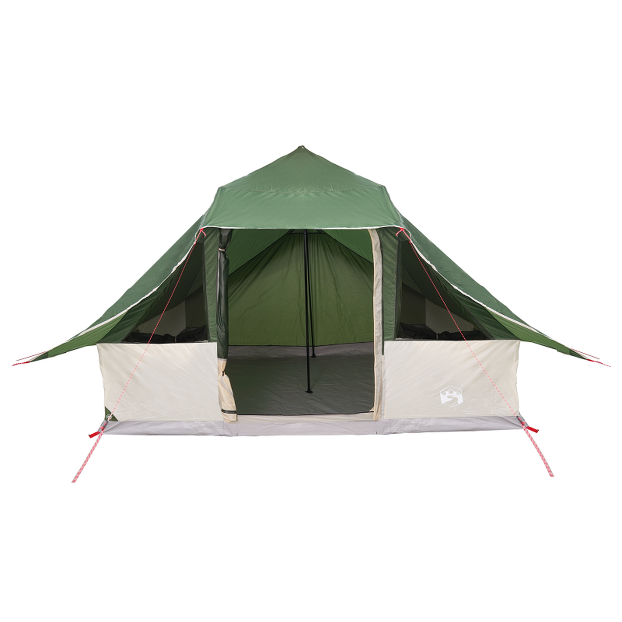 Voir la diapositive 4 : VIDAXL Tente Familiale Tipi Verte 10 Personnes Imperméable