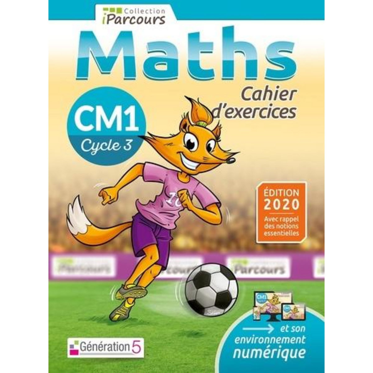 MATHS CM1 CYCLE 3 IPARCOURS. CAHIER D'EXERCICES, EDITION 2020, Hache Sébastien