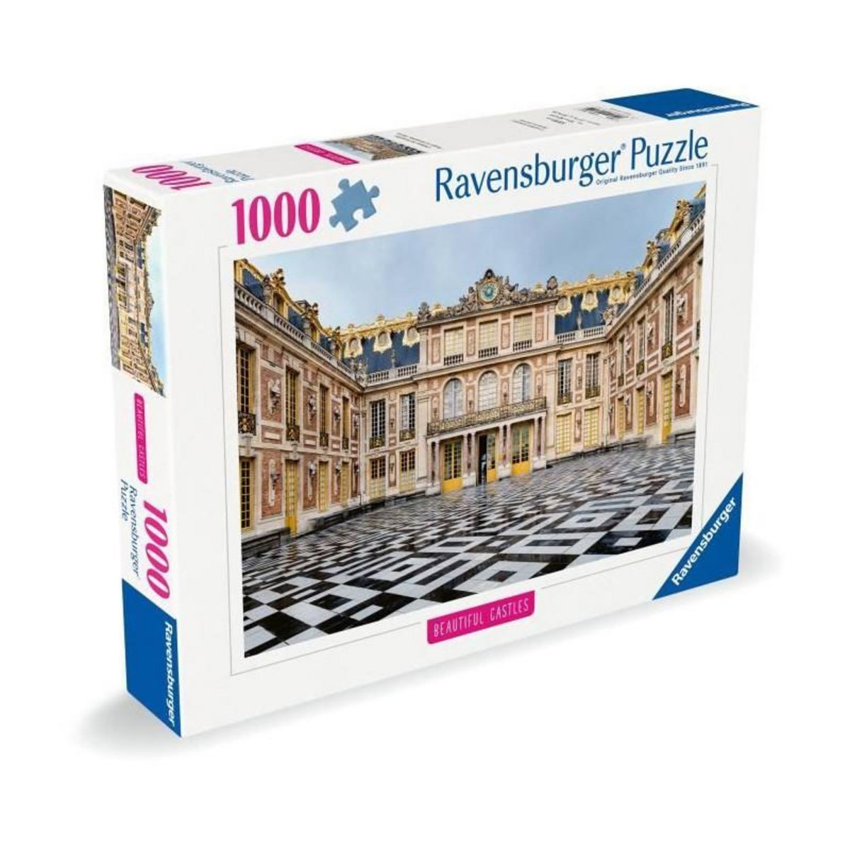 RAVENSBURGER Puzzle 1000 pièces Ravensburger, Château de Versailles France, Collection Highlight, Adulte 14+ ans