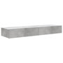 Voir la diapositive 3 : VIDAXL Meubles TV avec lumieres LED 2 pcs gris beton 60x35x15,5 cm