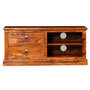 Voir la diapositive 2 : VIDAXL Meuble TV Bois massif de Sesham 90x30x40 cm
