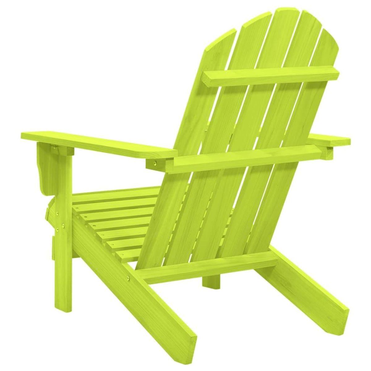 VIDAXL Chaise de jardin Adirondack bois de sapin massif vert