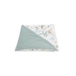 Petit Béguin Cache cou enfant en velours côtelé Alma. Coloris disponibles : Bleu