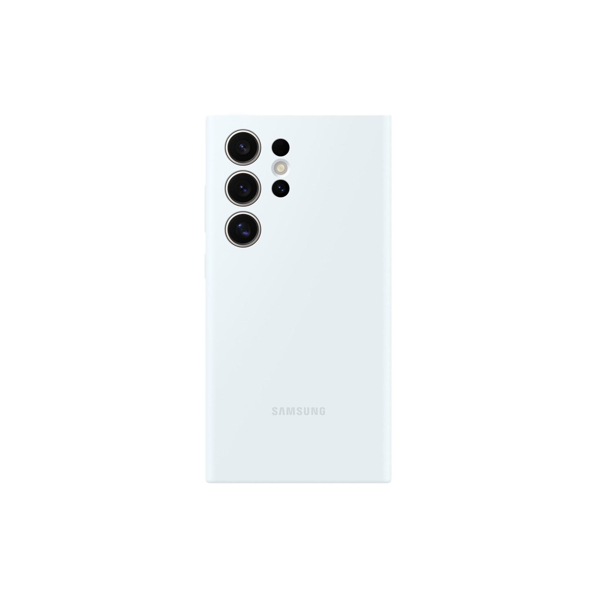 Voir la diapositive 2 : Samsung Coque en silicone pour Samsung Galaxy S24 Ultra Gris Clair