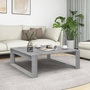 Voir la diapositive 1 : VIDAXL Table basse Sonoma gris 100x100x35 cm Bois d ingénierie