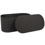 Voir la diapositive 4 : The Home Deco Factory Banc coffre de rangement pliable - Noir