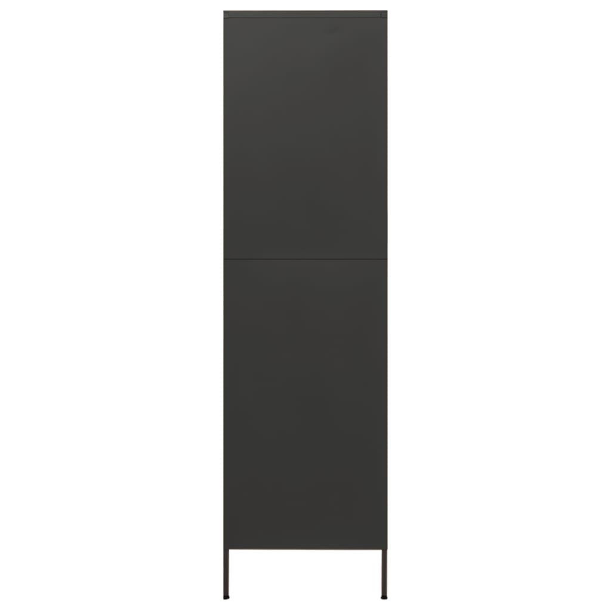 Voir la diapositive 4 : VIDAXL Garde-robe Anthracite 90x50x180 cm Acier