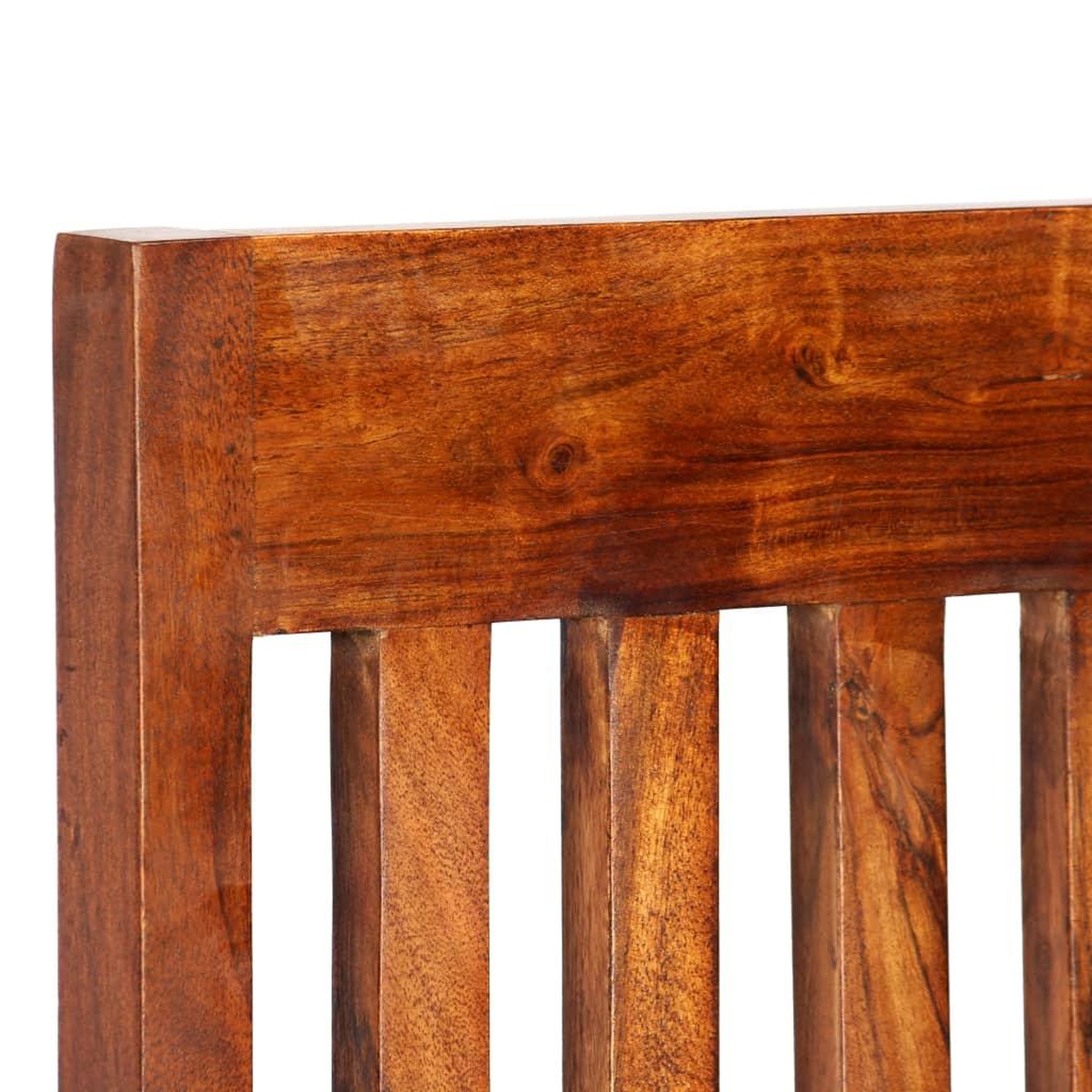 Voir la diapositive 4 : VIDAXL Ensemble de tables a manger 7 pcs manguier et acacia massif