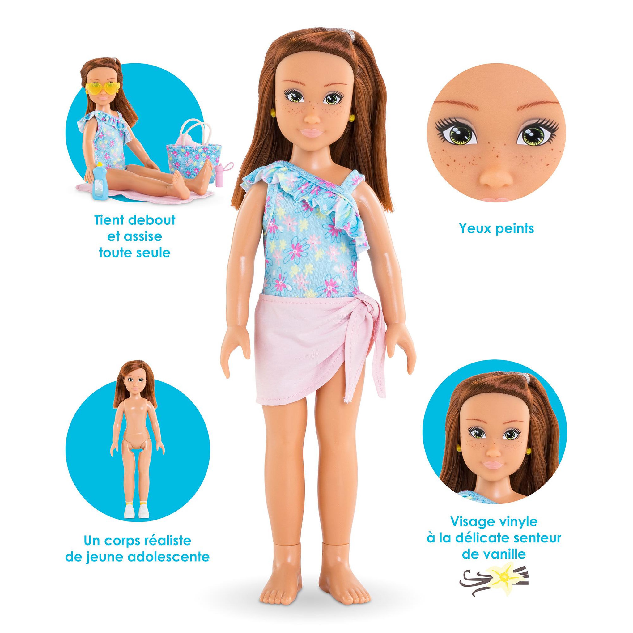 Voir la diapositive 2 : Corolle Coffret Poupée Corolle Girls Zoé Plage