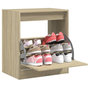 Voir la diapositive 1 : VIDAXL Armoire a chaussures chene sonoma 60x42x69 cm bois d'ingenierie