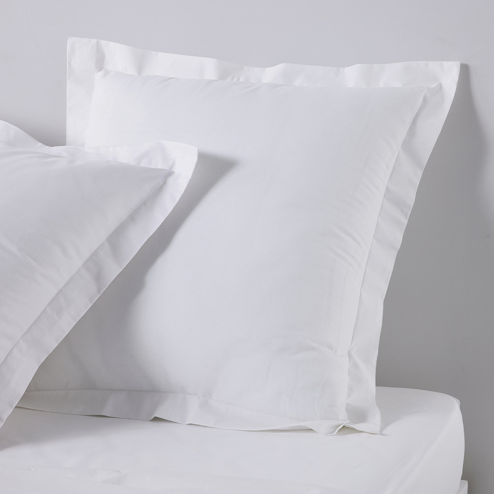 Voir la diapositive 1 : TODAY Taie d'oreiller unie en Coton 57 fils ORGANIC 