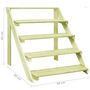 Voir la diapositive 6 : VIDAXL Support de jardiniere 80x80x80 cm Bois de pin impregne