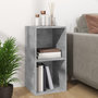Voir la diapositive 3 : VIDAXL Boîte de rangement de vinyles Gris beton 71x34x36 cm