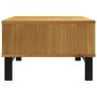 Voir la diapositive 5 : VIDAXL Table basse FLAM 100x50x32,5 cm bois de pin massif