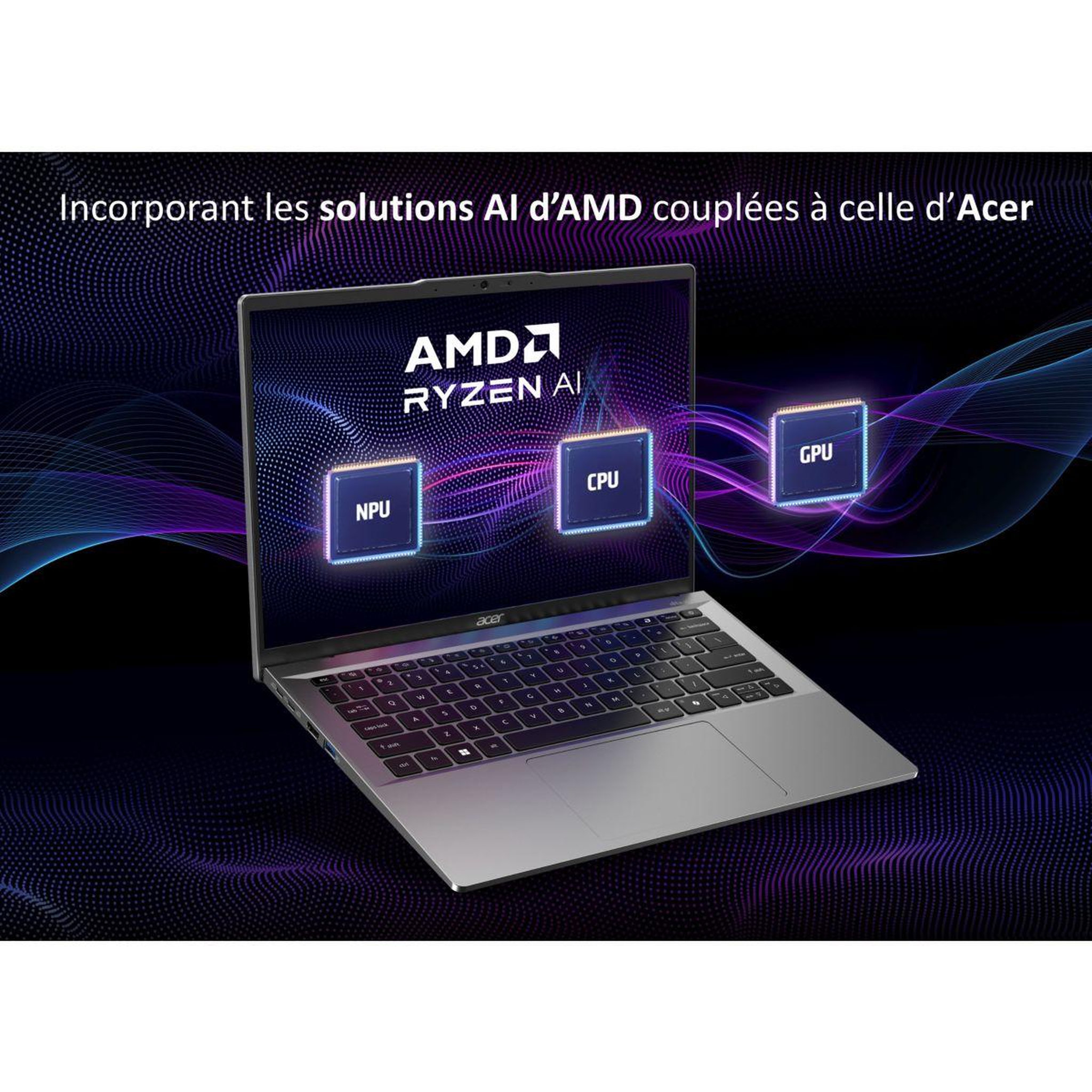 Voir la diapositive 5 : ACER Ordinateur portable Swift GO AI SFG14-63-R03J