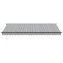 Voir la diapositive 4 : VIDAXL Auvent retractable automatique anthracite et blanc 500x350 cm