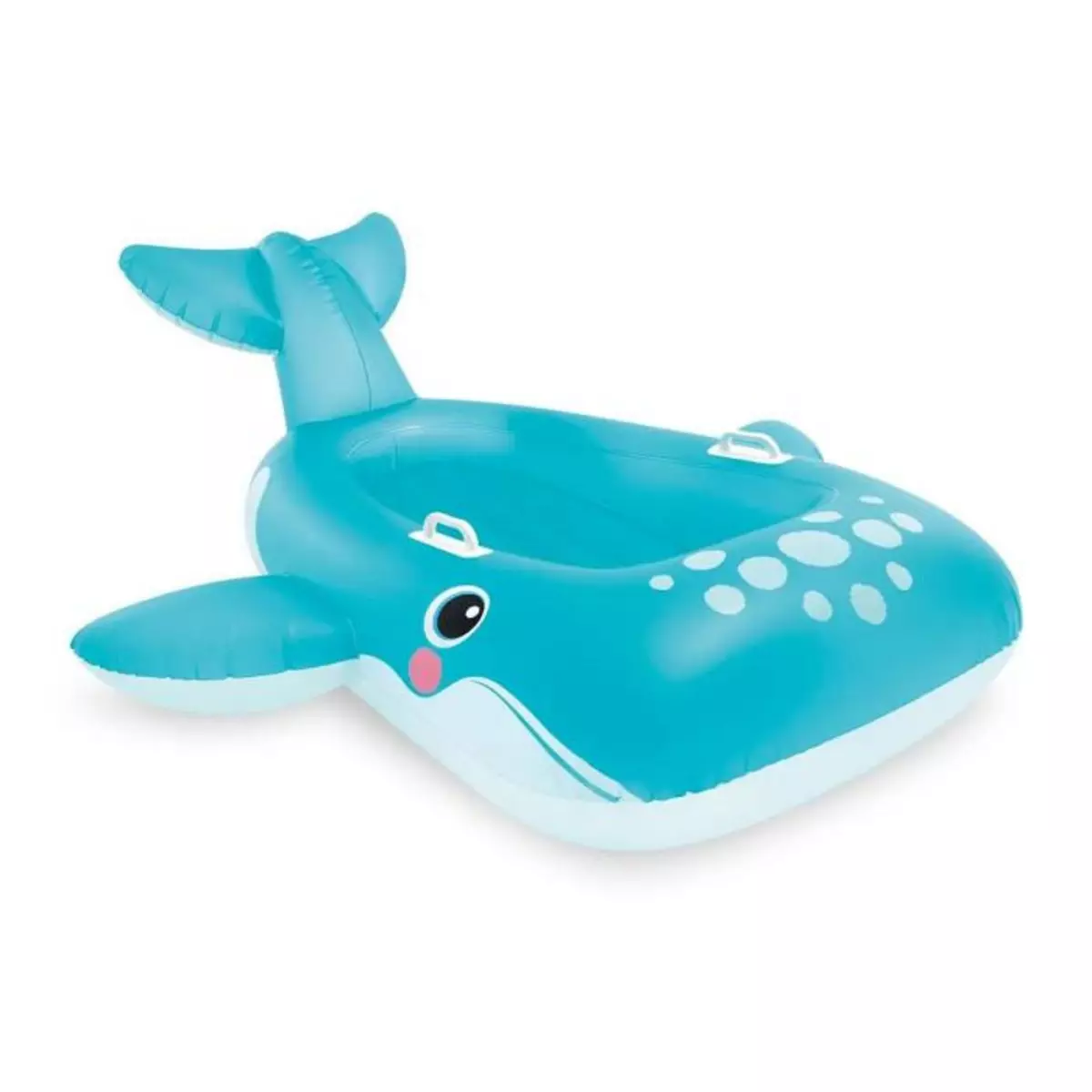 INTEX Bouée Gonflable à Chevaucher  Baleine  168cm Bleu