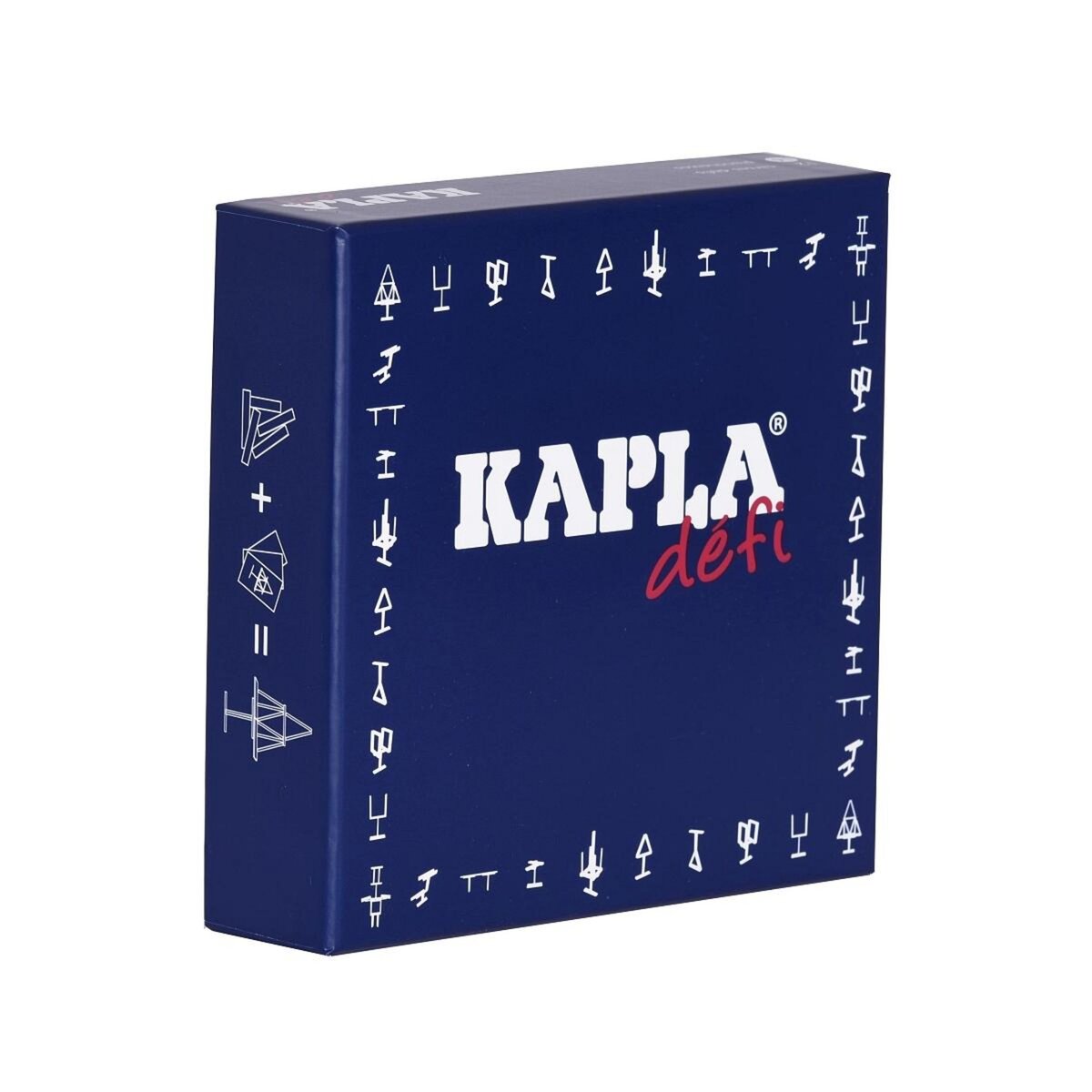 Kapla Coffret jeu defis 16 planchettes et 12 cartes
