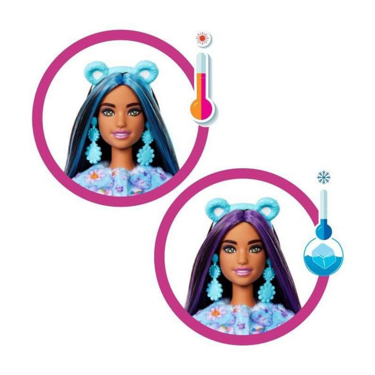 BARBIE Barbie - Poupée Barbie Cutie Reveal Bisounours - Avec 10 surprises - Barbie - JFV61