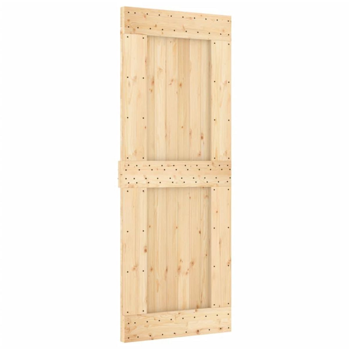 VIDAXL Porte NARVIK 80x210 cm bois massif de pin