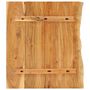 Voir la diapositive 2 : VIDAXL Dessus de meuble-lavabo de salle de bain Acacia 58x52x2,5 cm