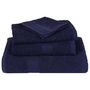 Voir la diapositive 4 : VIDAXL Serviettes de douche 2 pcs bleu marine 70x140 cm 100% coton