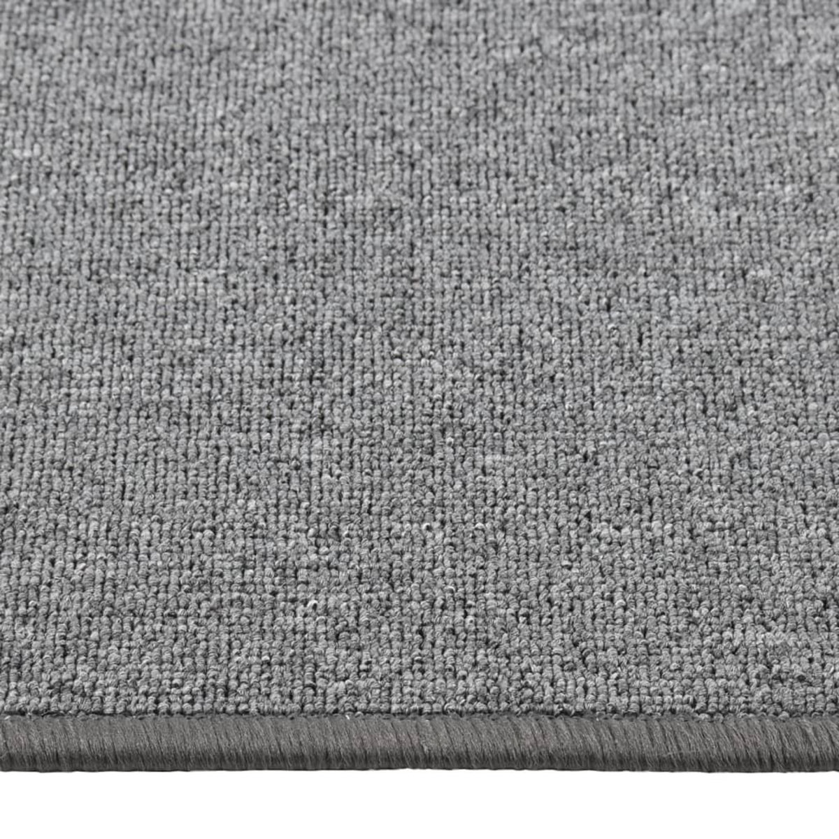 VIDAXL Tapis de couloir Gris fonce 80x250 cm