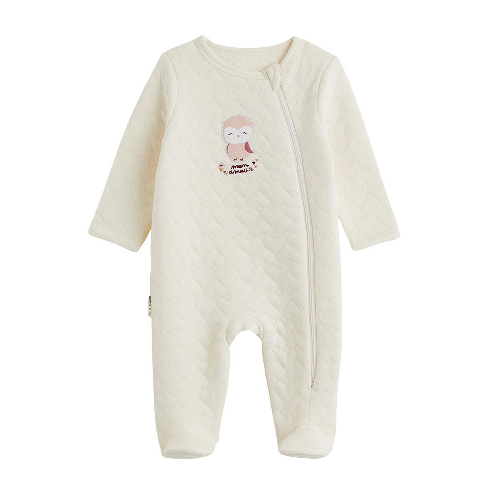 Voir la diapositive 5 : PETIT BEGUIN Lot de 2 pyjamas bébé ouverture zippée Miette