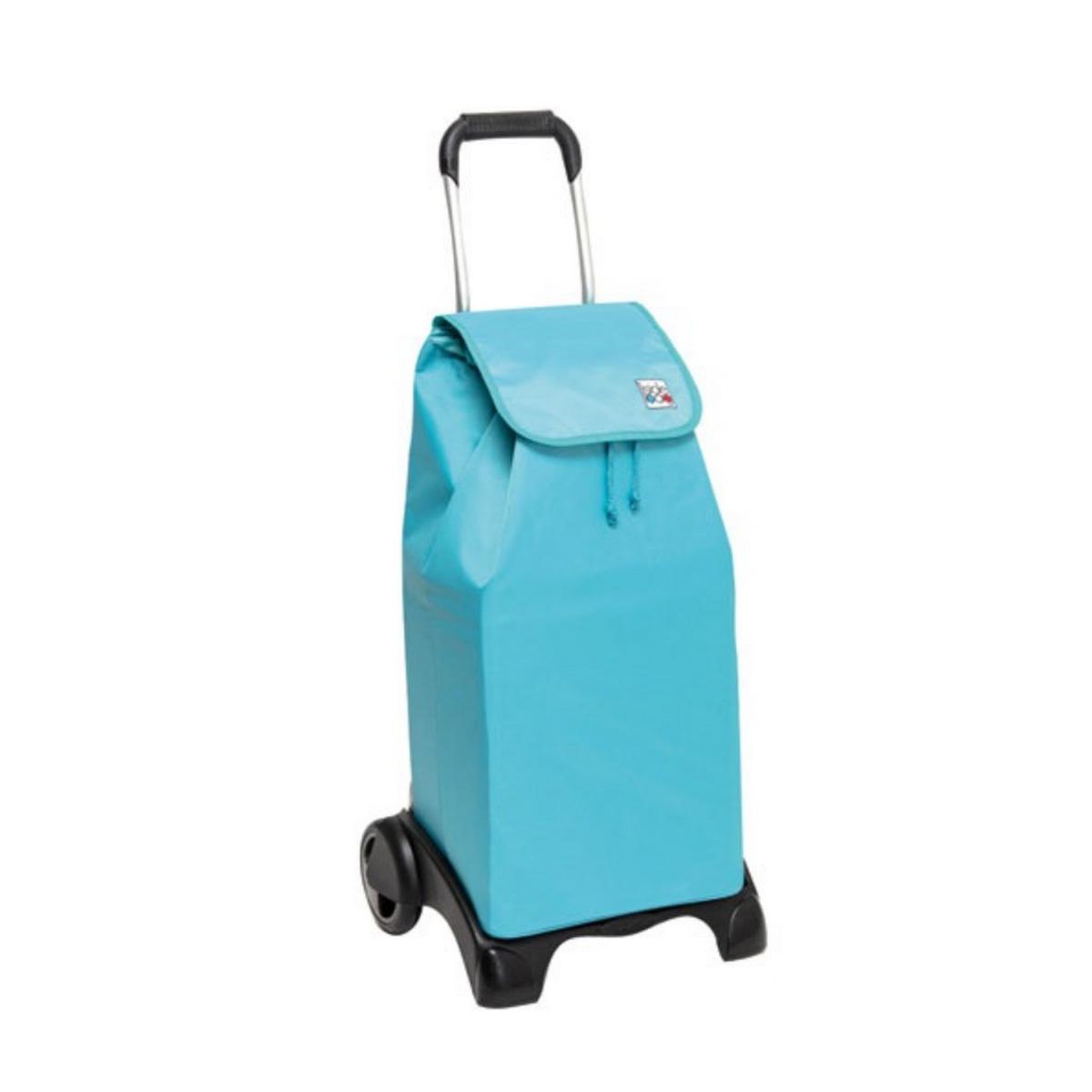 Sidebag Poussette de marché 2 roues 55l turquoise - 8242-567
