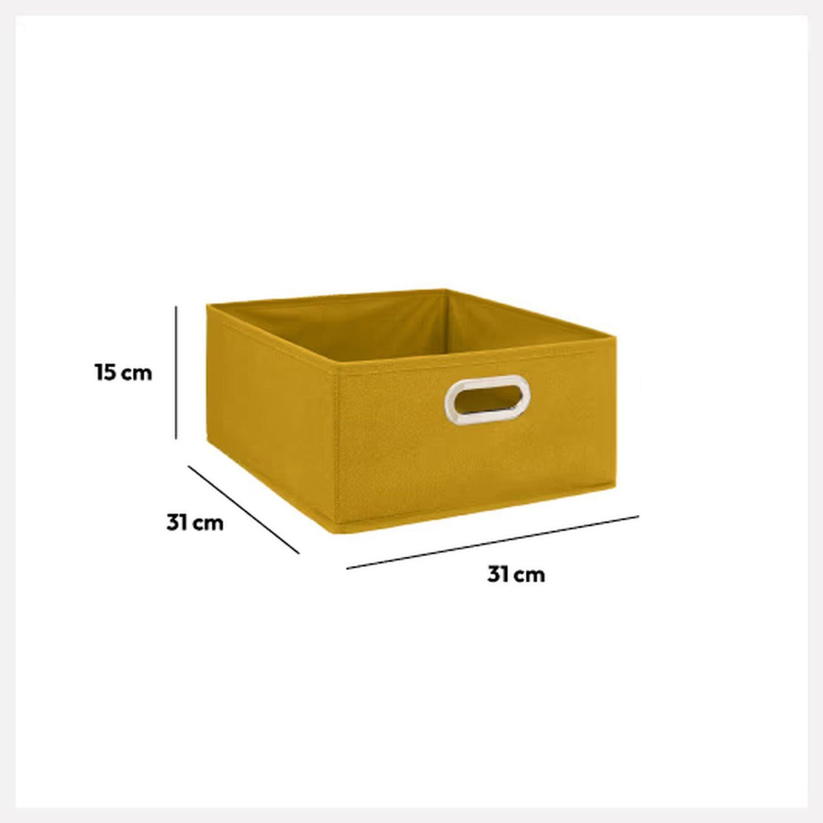 TOILINUX Lot de 6 boîtes de rangement en tissu MIX 'N MODUL