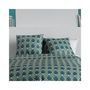 Voir la diapositive 2 : ATELIER DU COTON Housse de couette 260x240 TRISKA + 2 taies coton 57 fils