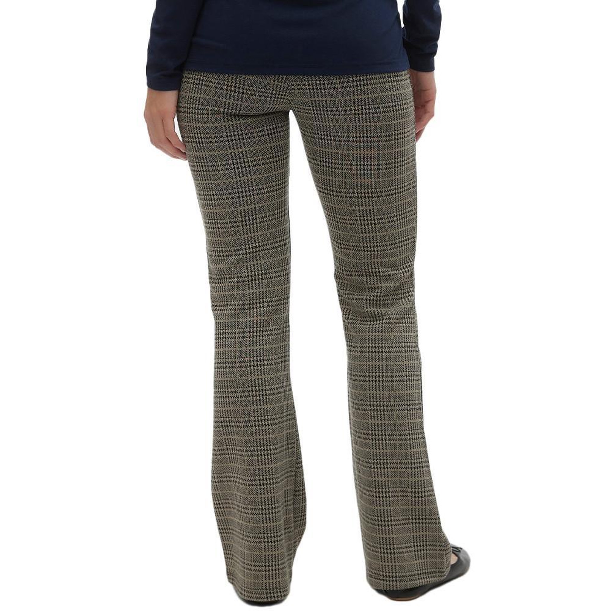 Voir la diapositive 2 : MAMALICIOUS Pantalon Gris à Carreaux Femme Mamalicious Nabi