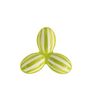 Voir la diapositive 2 : Paris Prix Service Apéritif en Céramique  Granada Rayure  24cm Vert
