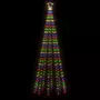 VIDAXL Arbre de Noël cone 310 LED Colorees 100x300 cm