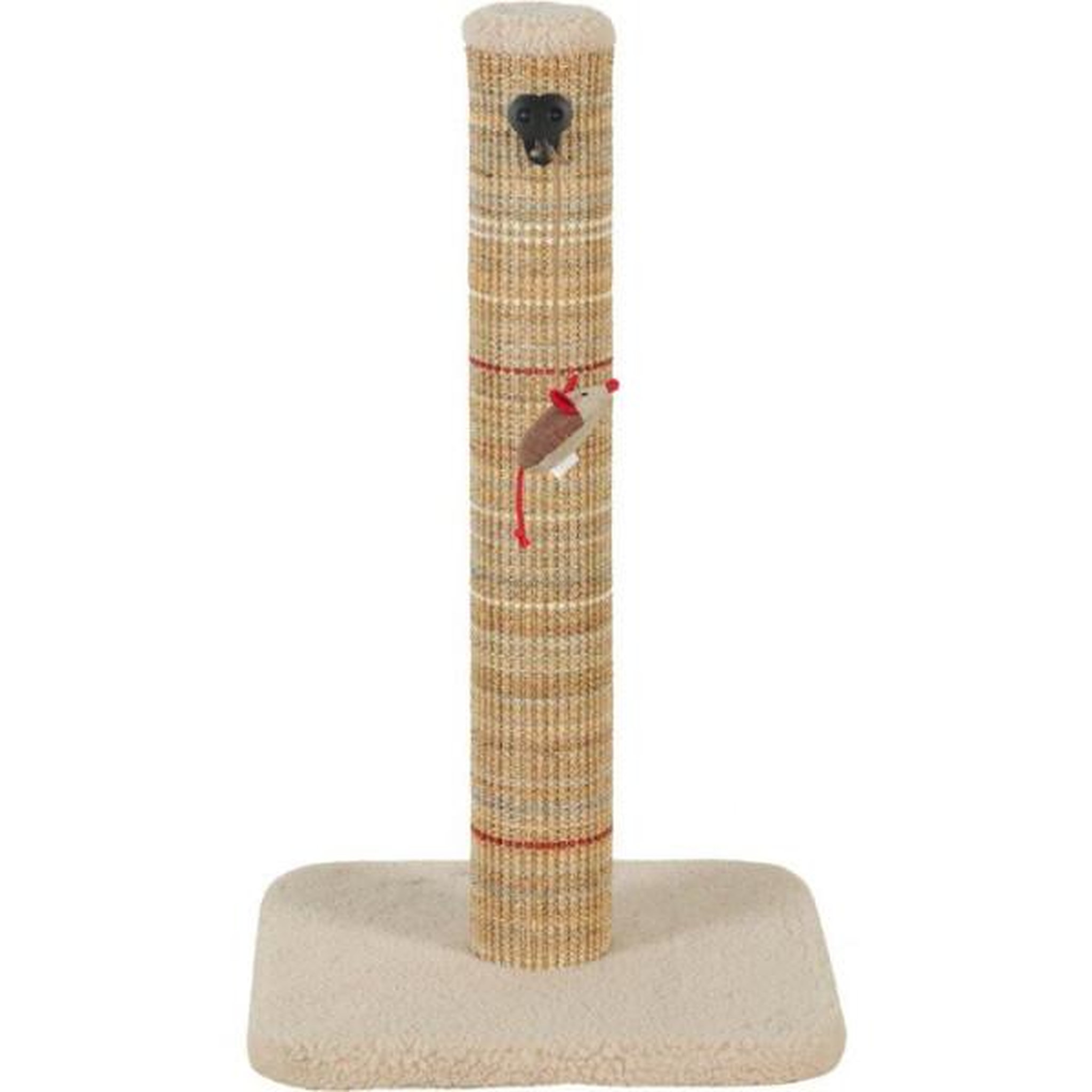 Voir la diapositive 3 : Zolux Poteau griffoir chat - ZOLUX - Sisal - Avec jouet suspendu - 60 cm - Boréal - Beige