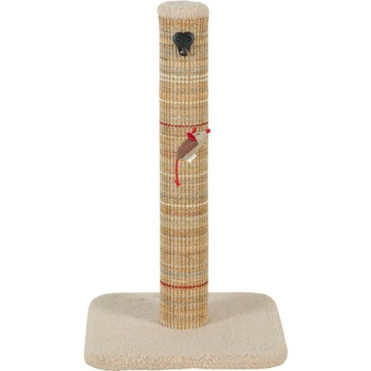 Zolux Poteau griffoir chat - ZOLUX - Sisal - Avec jouet suspendu - 60 cm - Boréal - Beige