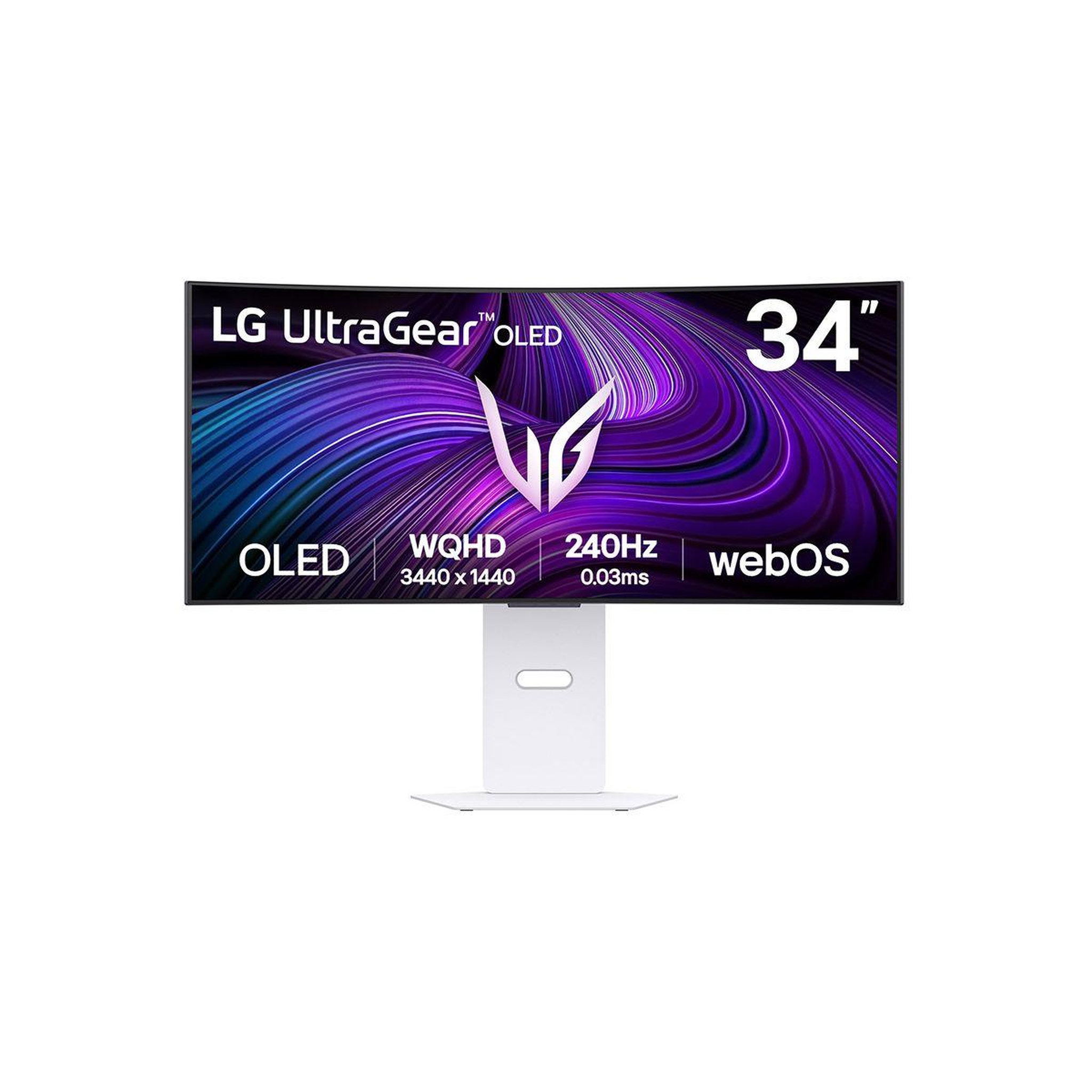 LG Ecran PC Gamer 34GX90SA-W 34  Incurvé WQHD 240Hz OLED HDR True Black 400 HDMI 2.1 AMD FreeSync & G-Sync