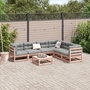 Voir la diapositive 3 : VIDAXL Salon de jardin 7 pcs bois massif sapin de douglas