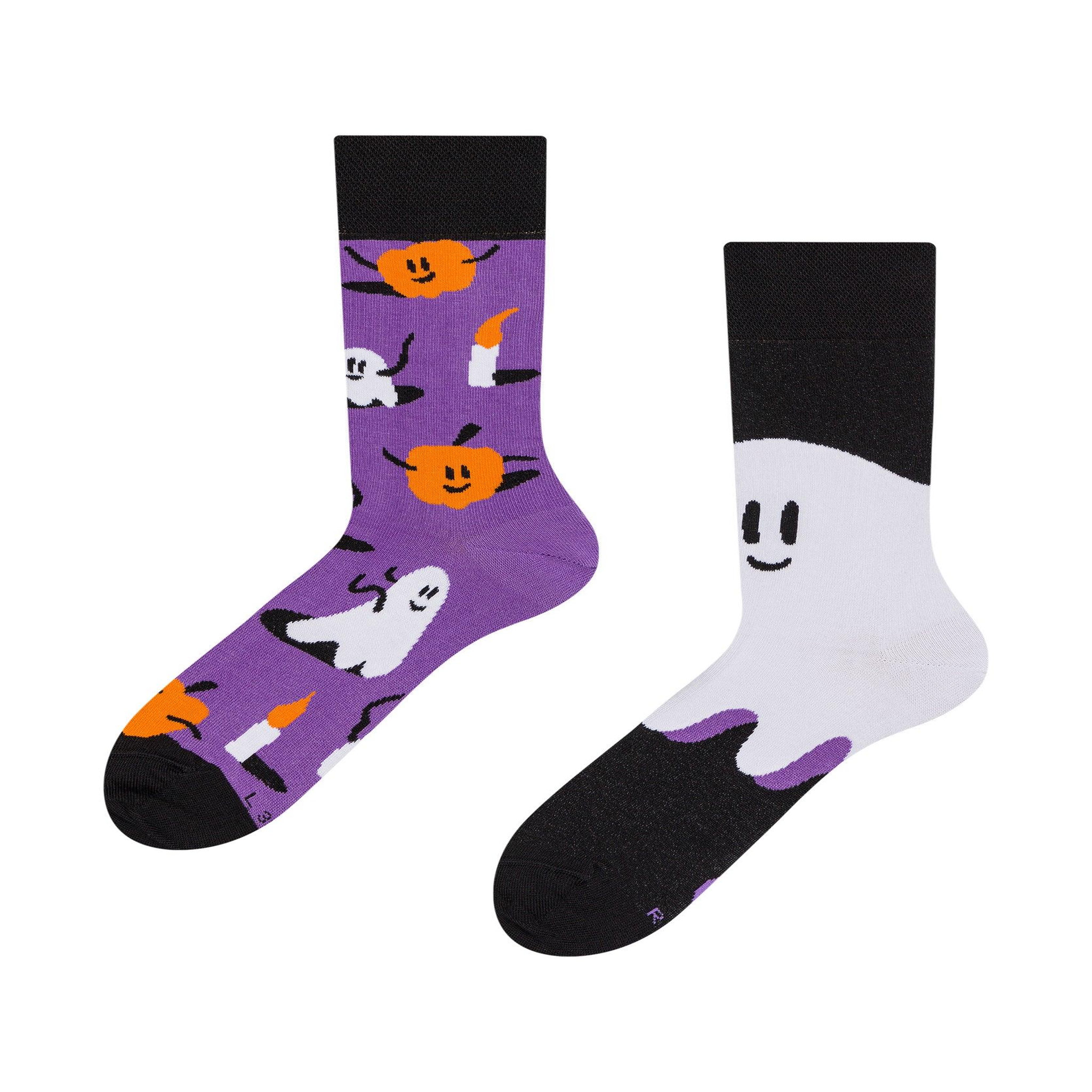 DEDOLES Chaussettes Fantômes & Citrouilles. Coloris disponibles : Multicolore