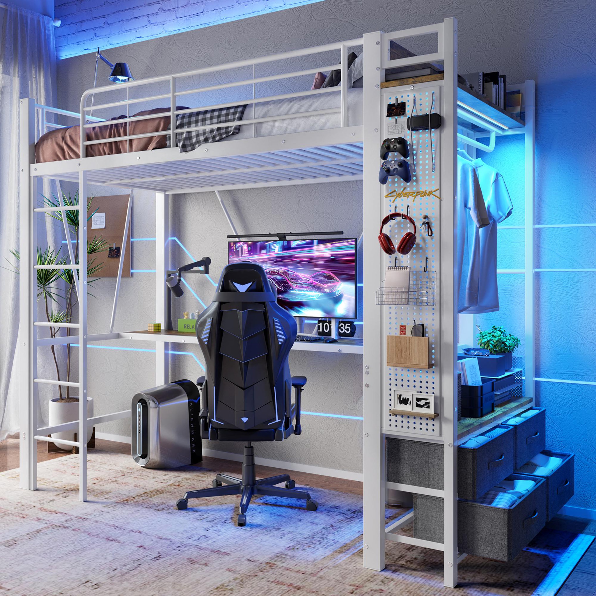 Voir la diapositive 4 : MERAX Lit mezzanine