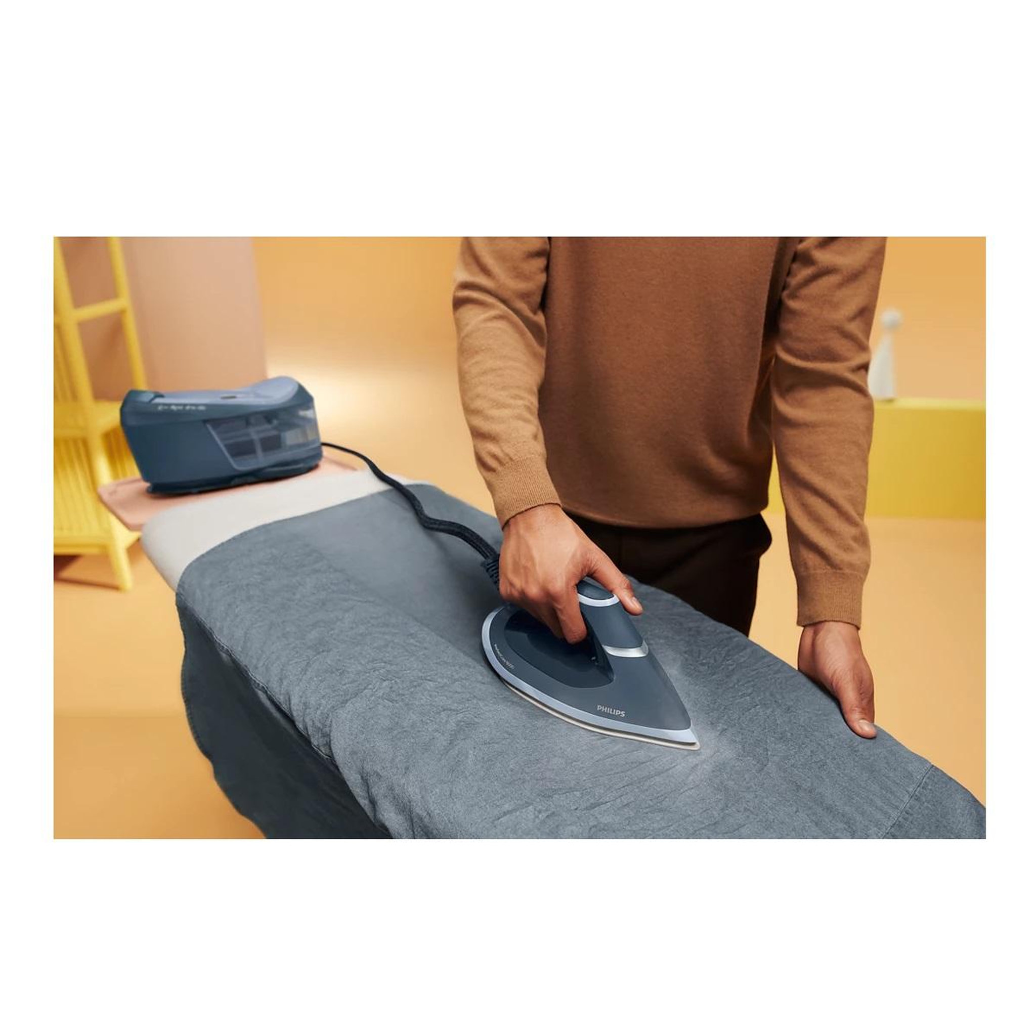 Voir la diapositive 3 : Philips Centrale vapeur 8 bars 130g/min autonomie illimité - psg6042-20