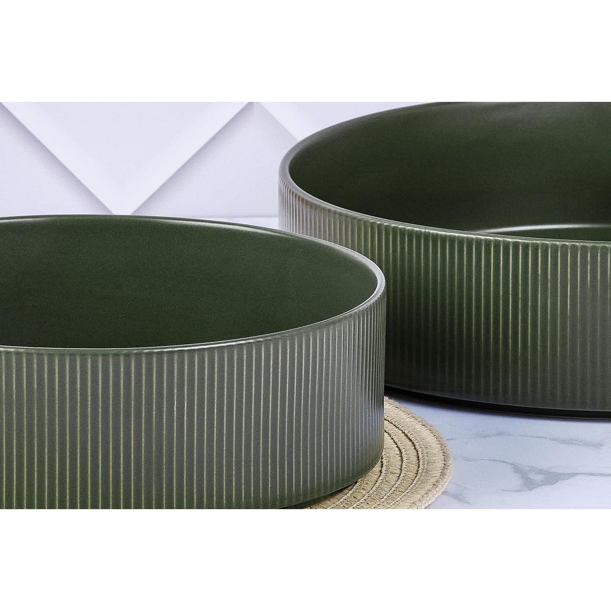 BJORN Service Les Essentiels SCANDI - 12 pièces - Olive