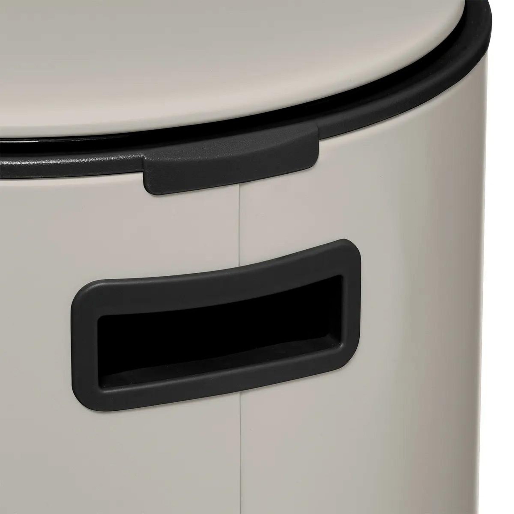 Voir la diapositive 5 : FIVE Poubelle en métal  delta  30l argile