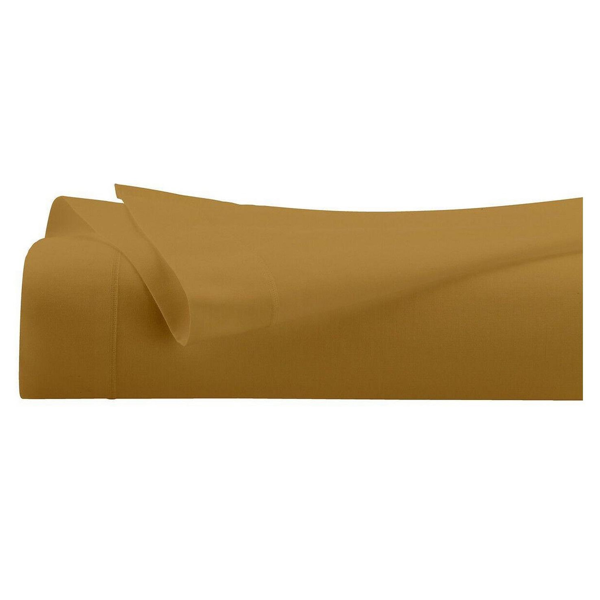 Voir la diapositive 1 : Eden Drap plat en percale de coton confort